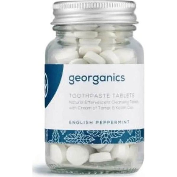 Georganics Toothpaste Tablets English Peppermint 120Comp-image