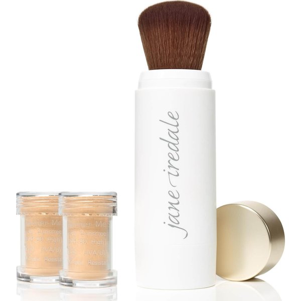 Jane Iredale Set Powder-Me Brush SPF30 + 2 Recargas Tanned-image