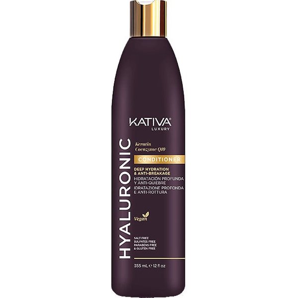 Kativa Hyaluronic Keratin & Coenzyme Q10 Conditioner 355 Ml-image