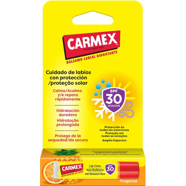 Carmex Tropical BáLsamo Labial Hidratante Stick Spf30 4,25G-image