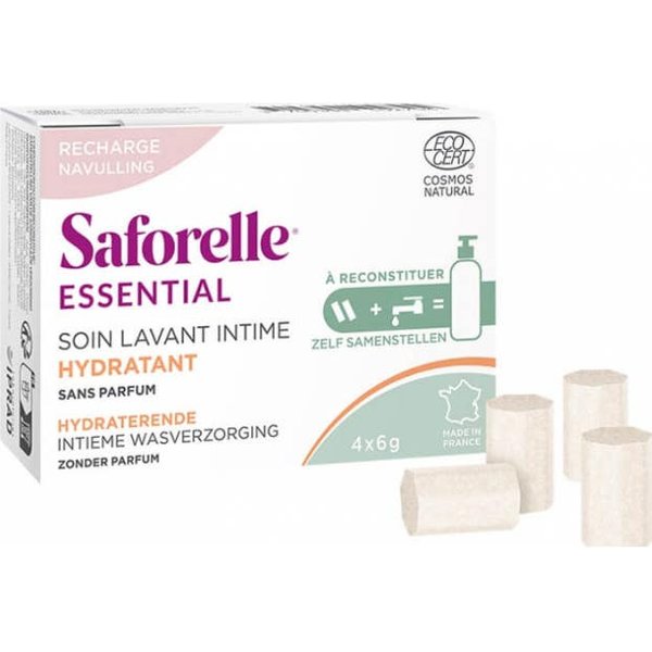 Saforelle Essential Cuidado Lavado ÍNtimo Hidratante Palito 4 Uds-image