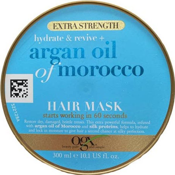 OGX Extra Strength Hydrate & Revive+ Argan Oil Of Morocco Hair Mask 300Ml-image