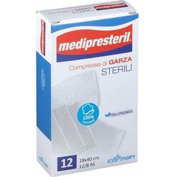 Corman MediprestéRil Compresas Tnt 18 X40 Cm 12 Uds-image