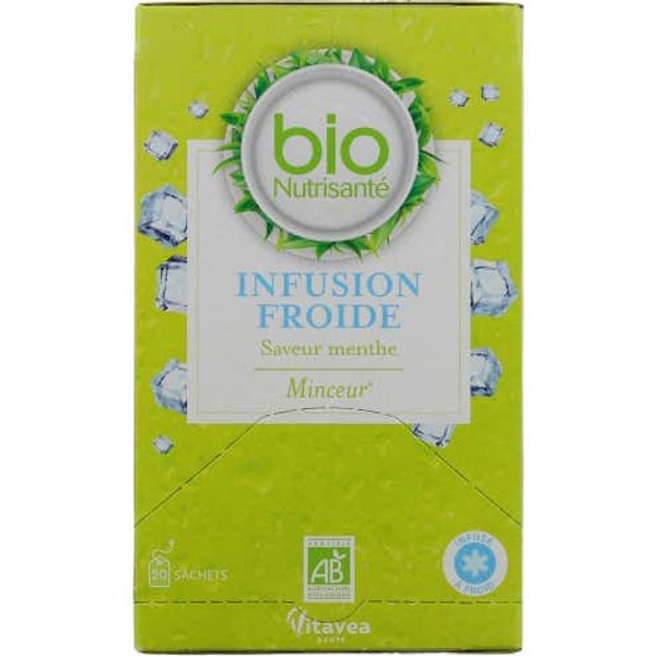 Nutrisanté InfusióN FríA Adelgazar Bio Menta 20 Sobres-image