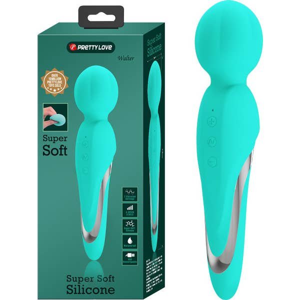 Pretty love Walter Vibrador Wand Verde Agua 1 Ud-image