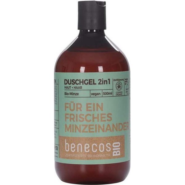 Benecos Gel De BañO 2 En 1 Menta Bio Vegan 500Ml-image