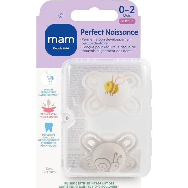 Mam Perfect Naissance Chupete 0-2 Meses 2Uds-image
