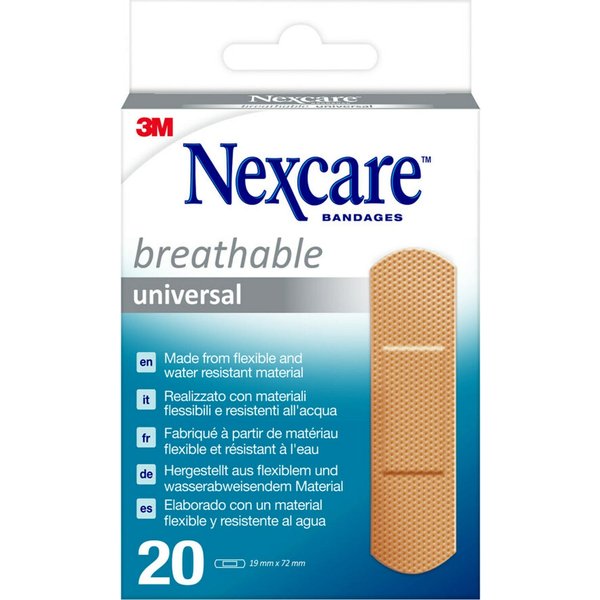 Nexcare® Universal Tiras Protectoras 19X76Mm 20Uds-image