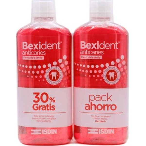 Isdin Bexident Anticaries Colutorio 2X500 Ml-image
