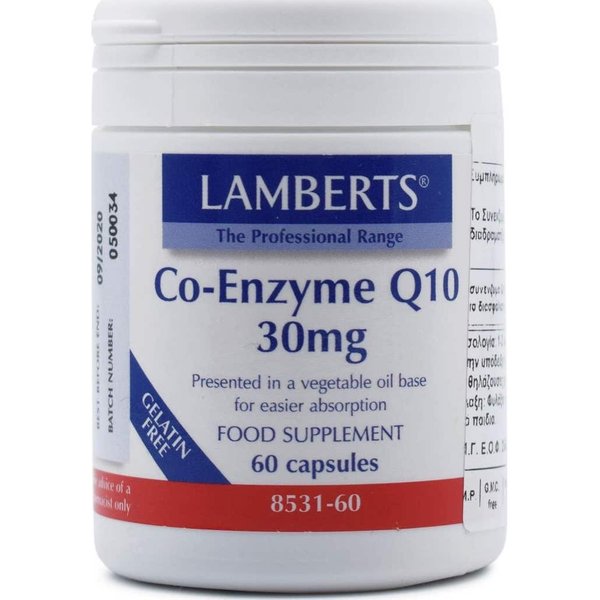 Lamberts Co-Enzyme Q10 30Mg 60CáPs-image
