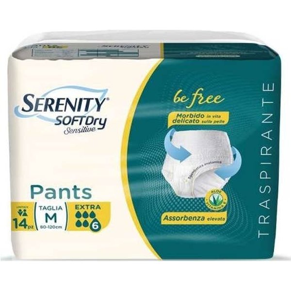 Serenity Pants Soft Dry Sensitive PañAl Extra TM 14 Uds-image