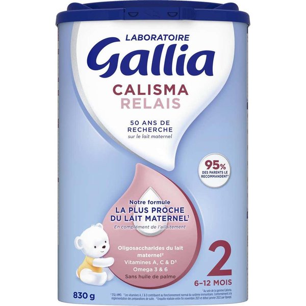 Gallia Calisma Relais Leche Bebé 2 6-12M 830G-image