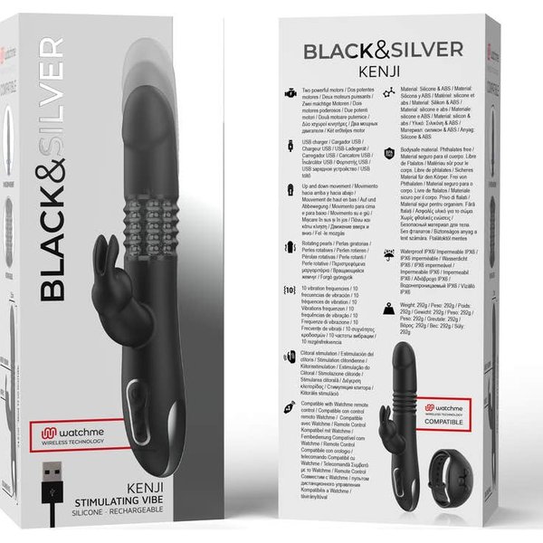 Black&Silver Kenji Stimulating Vibe 1 Ud-image