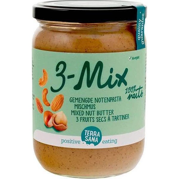Terrasana 3-Mix Crema Frutos Secos Sin Cacahuete Bio 500G-image