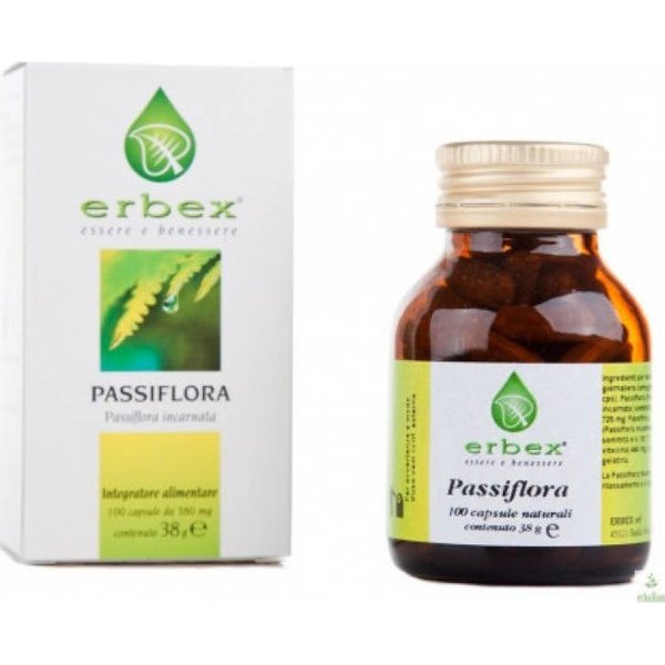 Erbex Pasiflora 380 Mg 100 Caps-image