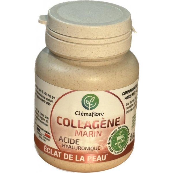 CléMaflore ColáGeno Marino ÁCido HialuróNico 60 Perlas-image