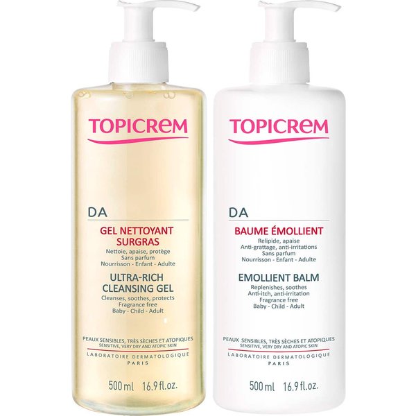 Topicrem Pack Baume + Gel Aceite 500Ml-image