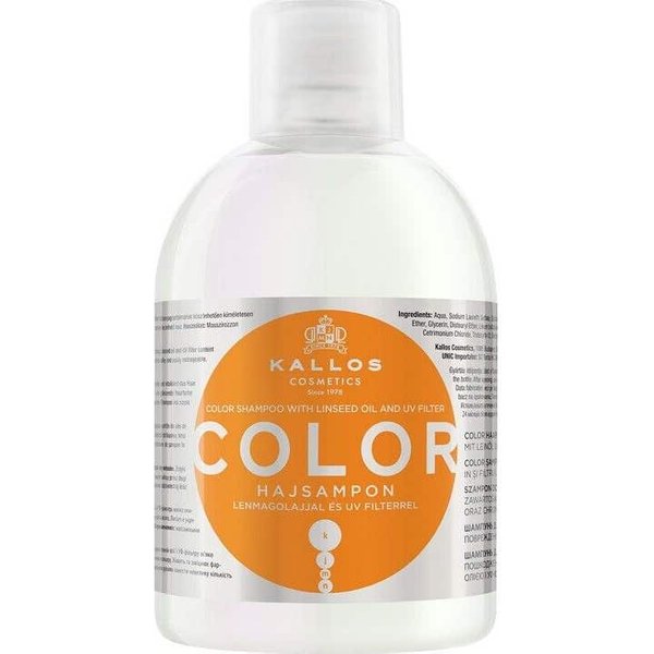 Kallos Color Shampoo With Linseed Oil 1000 Ml-image