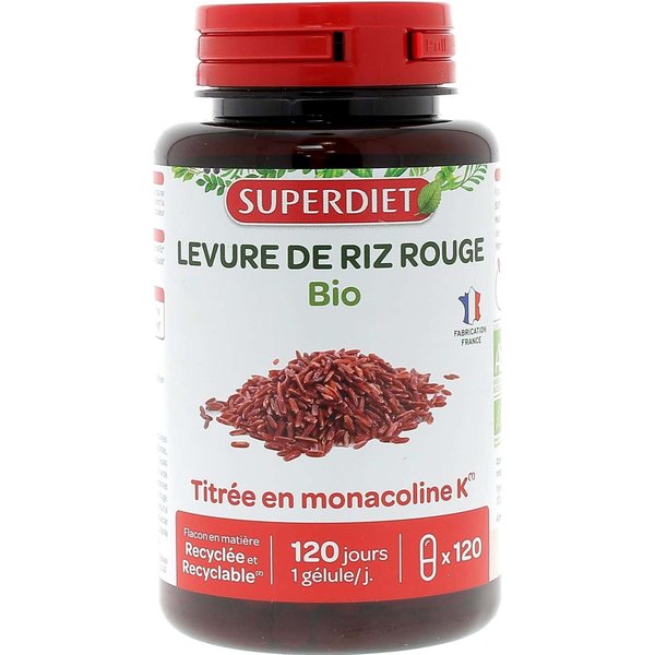 Superdiet Levadura De Arroz Rojo 120Caps-image