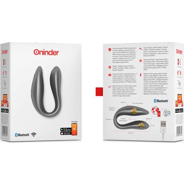 Oninder Estimulador Punto G & ClíToris Negro Free App 1Ud-image