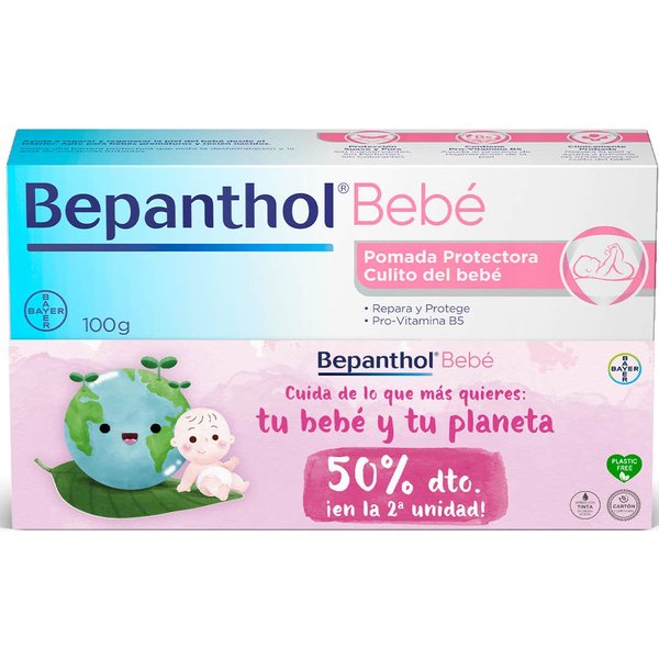 Bepanthol Pomada Protectora Bebé 2 X100 G-image