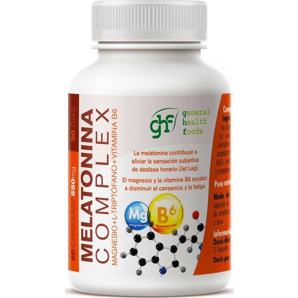 Ghf Melatonina Complex 550Mg 60Caps-image