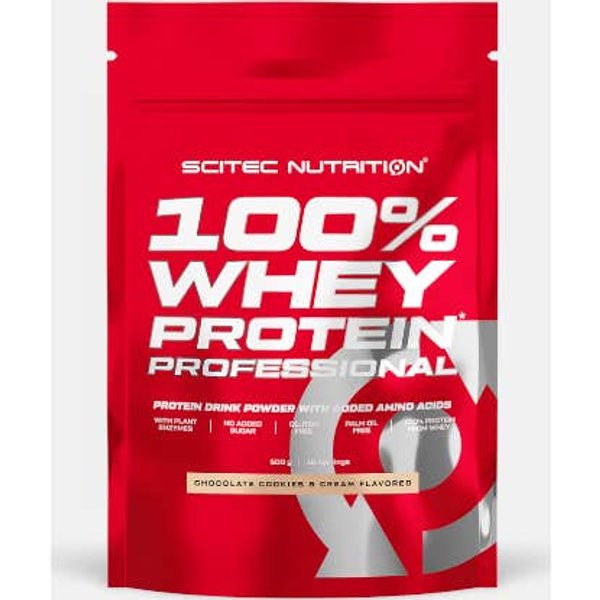 Scitec Nutrition 100% Whey Protein Chocolate Cookies & Cream 500 G-image