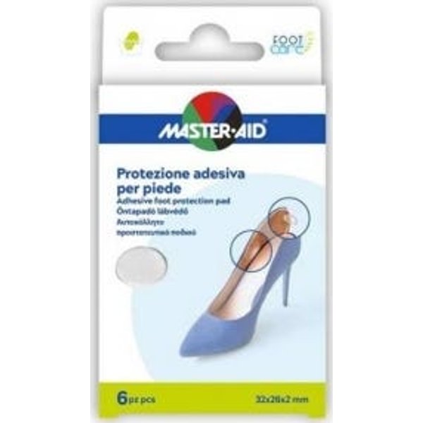 Master-Aid Foot Care Gel Adhesive Protection 6 Uds-image