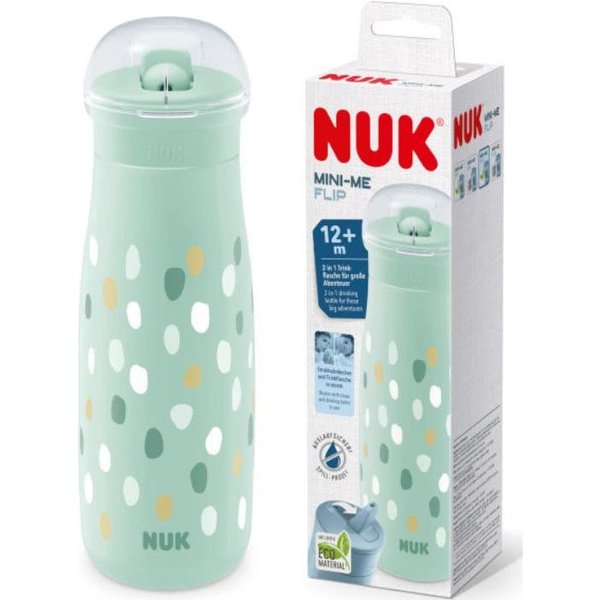 NUK Mini-Me Flip Cup 12 M+ Verde 450 Ml-image