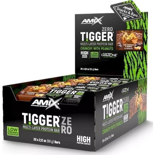 Amix Tigger Zero Protein Bar Chocolate Caramelo 20 X60 G-image