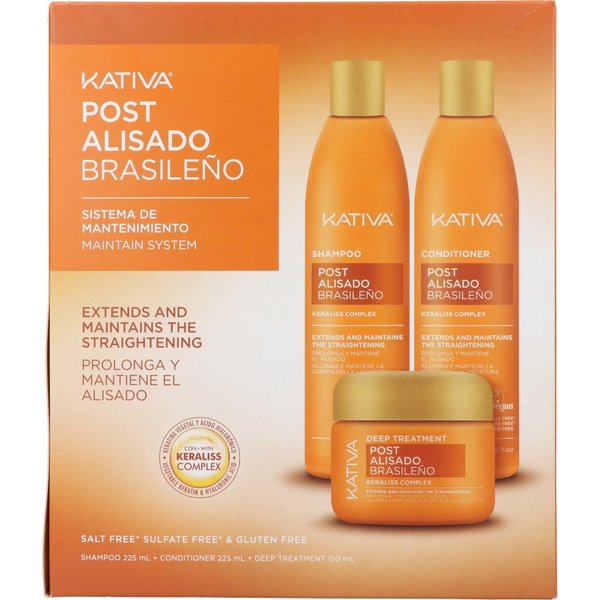 Kativa Post Alisado BrasileñO Kit 3Uds-image