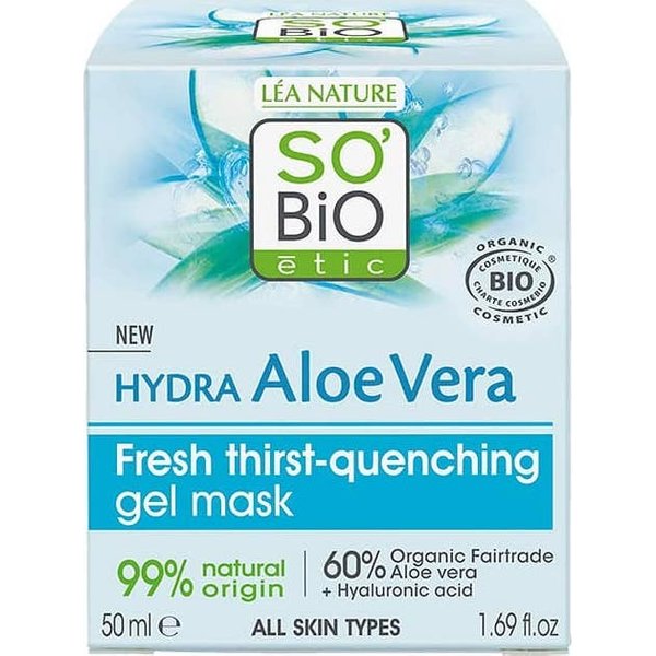 so bio etic Mascarilla Gel Refrescante Facial Aloe Vera 24H 50 Ml-image