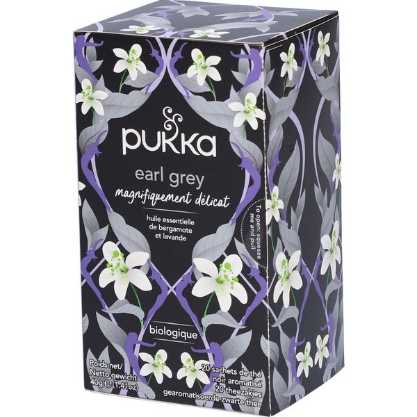 Pukka Earl Grey Té Negro Bio 20 Sobres-image