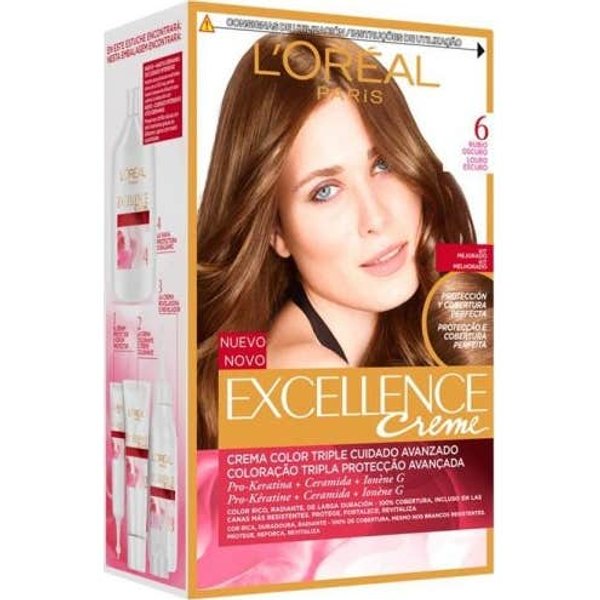 L'oreal Set Excellence Creme Tint 6 Dark Blonde-image