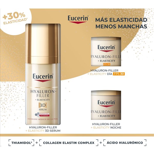 Eucerin Pack Hyaluron-Filler Elasticity 3D SéRum + Mini Elasticity DíA + Mini Elasticity Noche-image