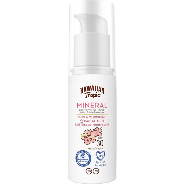 Hawaiian Tropic Mineral Skin Leche Solar Facial SPF30 50Ml-image