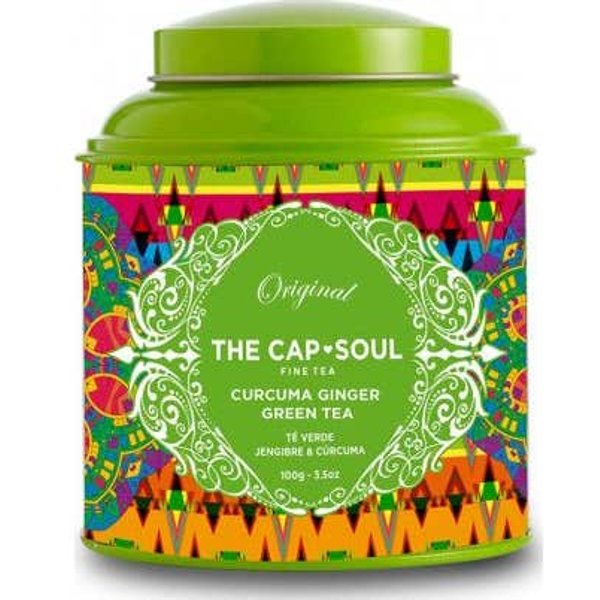 El Capsoul Té Granel Verde Jengibre & CúRcuma 100G-image