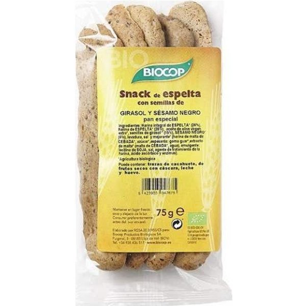 Biocop Snack Espelta Girasol SéSamo 75G-image