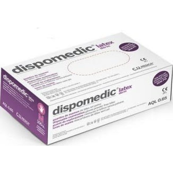 Dispomedic Guantes De Examen LáTex Sin Polvo Talla M 1Ud-image