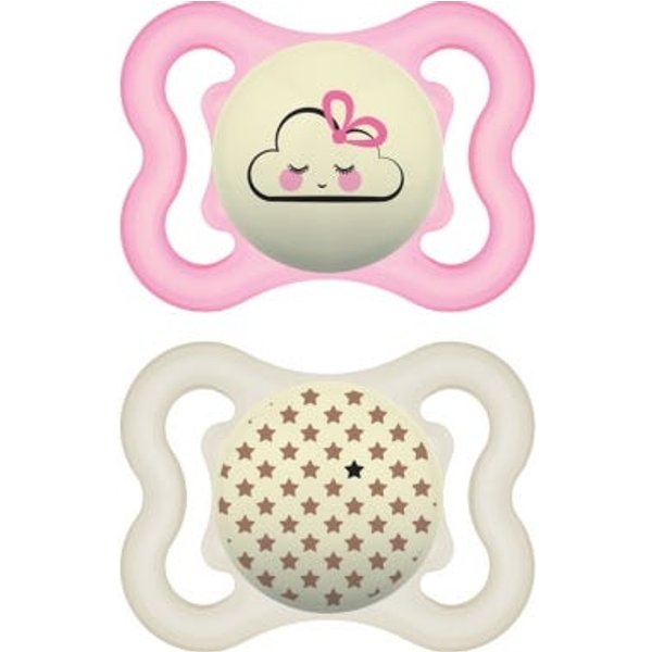 Mam Succette Supreme Nuit 2-6+ Meses Silicone 2Uds-image
