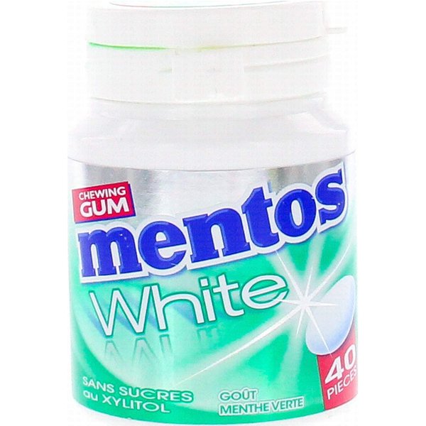 Mentos Sabor Menta Blanqueante Sin AzúCar 40Uds-image
