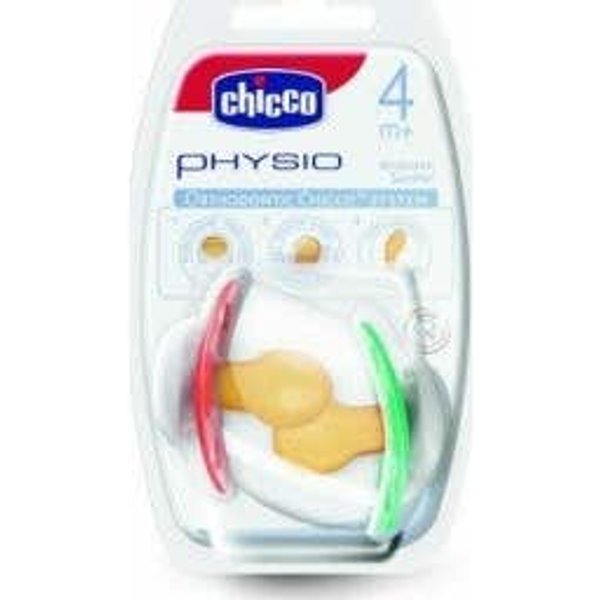 Chicco® Chupete Caucho Physio AnatóMico 4 M+ Metal 2 Uds-image