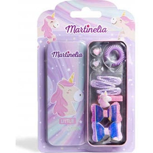 Martinelia Unicorn Tin Box Hair Set-image