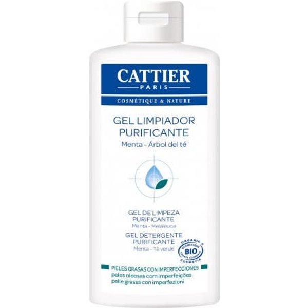 Cattier Gel Limpiador Purificante Menta Arbol De Té Bio 200Ml-image