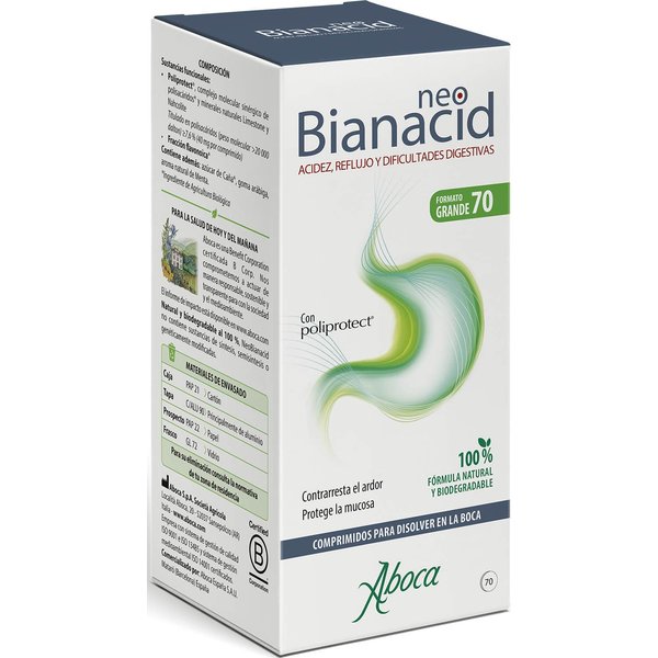Aboca Neobianacid Sabor Menta 70Comp-image