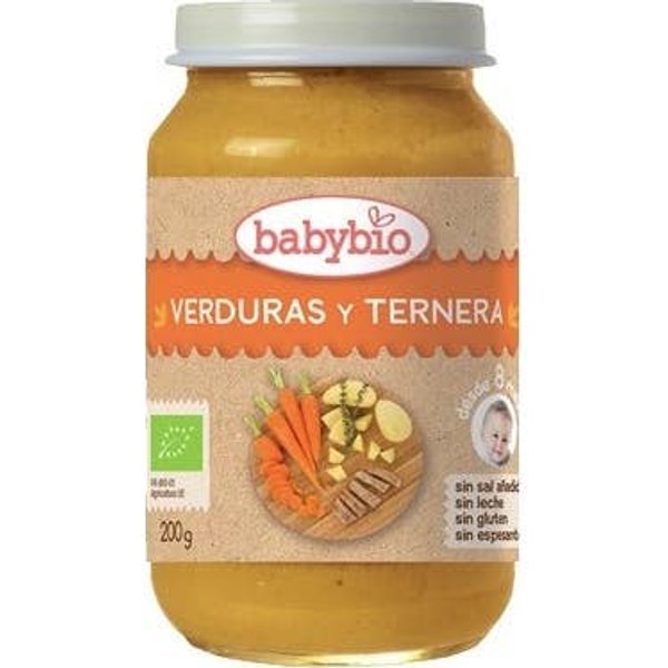 BabyBio Tarrito EcolóGico De Verduras Y Trucha 200 G-image