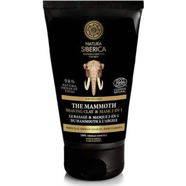 Natura Siberica El Mamut Arcilla De Afeitar Y Mascarilla 2 En 1 150 Ml-image