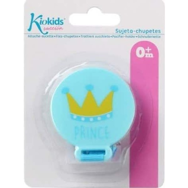 Kiokids Sujetachupetes Azul Prince 1Ud-image