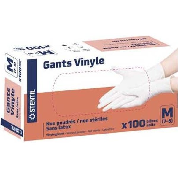 Stentil Guante Vinilo No Polvo No EstéRil M 100 Uds-image