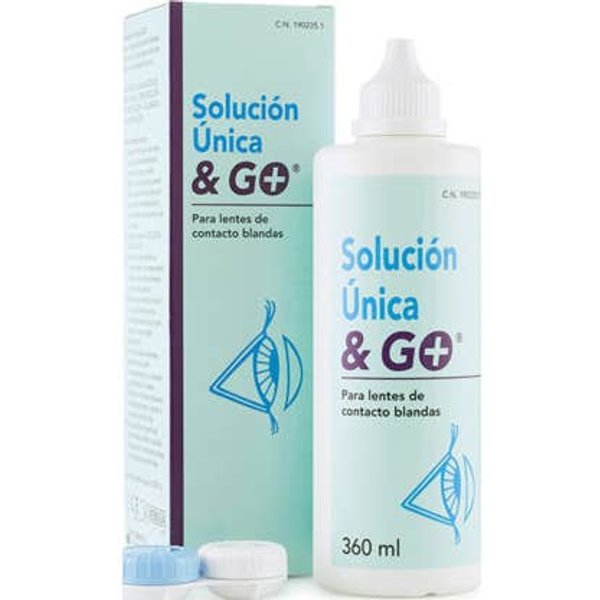 & Go SolucióN ÚNica Lentes De Contacto 360Ml-image